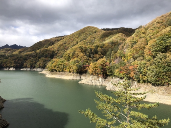 川俣ダムの景色