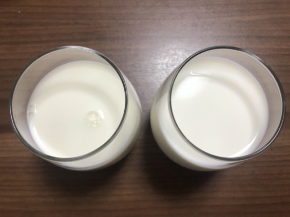 高温殺菌牛乳と低温殺菌牛乳