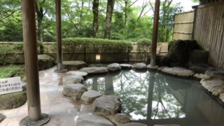 仙郷楼の露天風呂