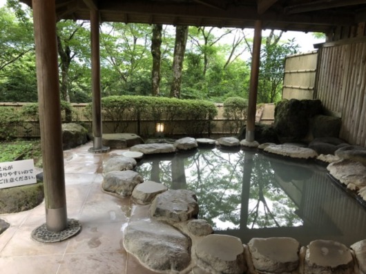 仙郷楼の露天風呂